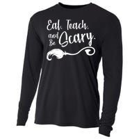 Eat Teach And Be Scary Cooling Performance Long Sleeve Crew