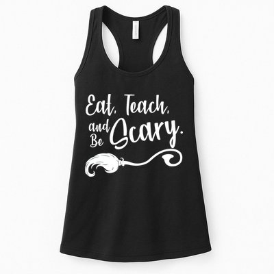 Eat Teach And Be Scary Womens Tank Top