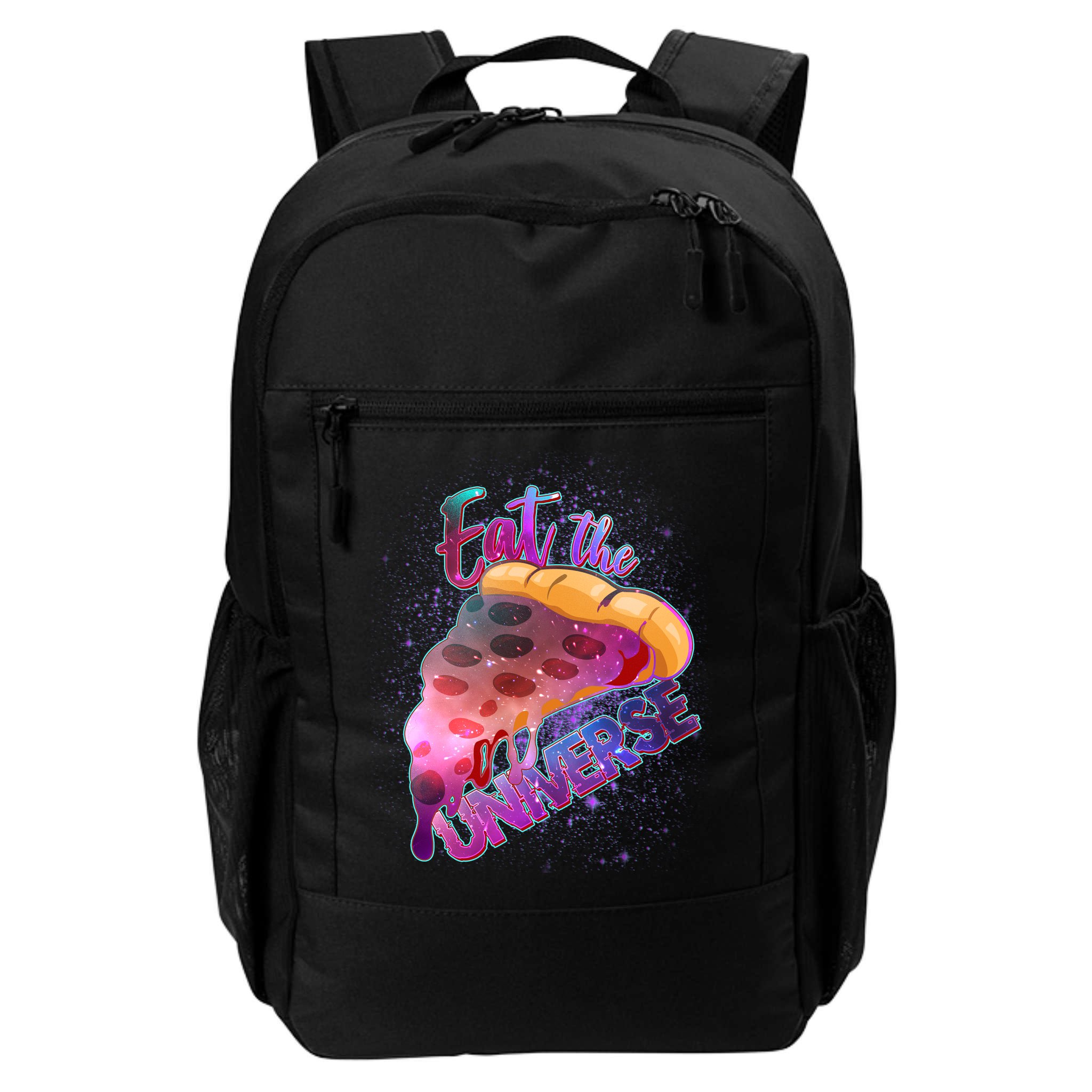 Eat the Universe Galaxy Pizza Backpack