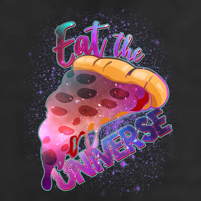Eat the Universe Galaxy Pizza 11oz C Handle Ceramic Mug