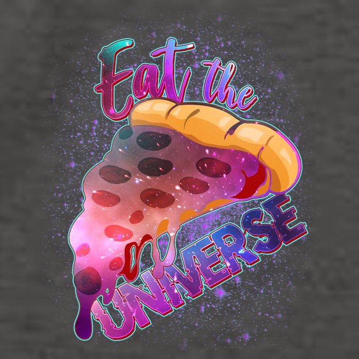 Eat the Universe Galaxy Pizza Vector Backpack