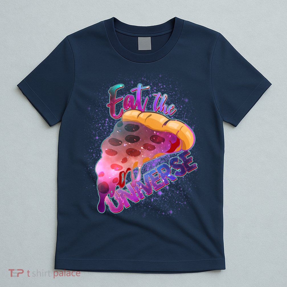 Eat the Universe Galaxy Pizza T-Shirt