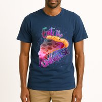 Eat the Universe Galaxy Pizza Tall T-Shirt