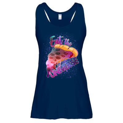 Eat the Universe Galaxy Pizza Ladies Essential Flowy Tank