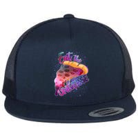 Eat the Universe Galaxy Pizza Flatbill Hat