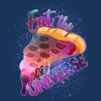 Eat the Universe Galaxy Pizza 16 in Basic Backpack
