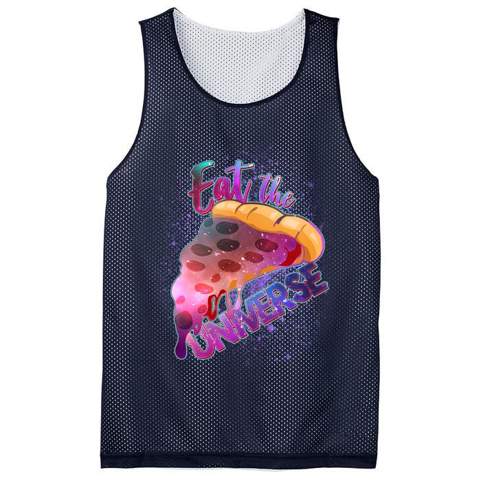 Eat the Universe Galaxy Pizza Mesh Reversible Basketball Jersey Tank