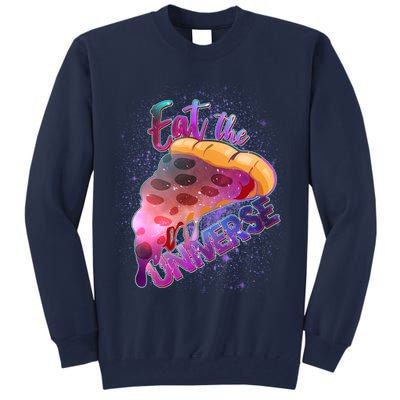 Eat the Universe Galaxy Pizza Tall Sweatshirt