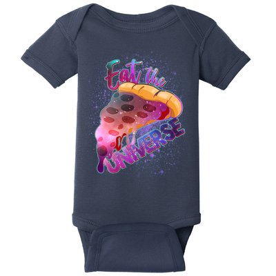 Eat the Universe Galaxy Pizza Baby Bodysuit