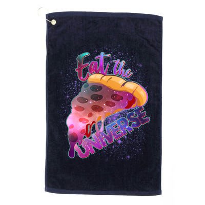 Eat the Universe Galaxy Pizza Golf Towel