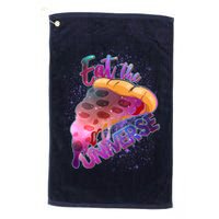 Eat the Universe Galaxy Pizza Golf Towel