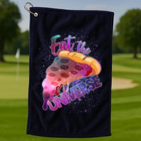 Eat the Universe Galaxy Pizza Golf Towel