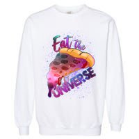 Eat the Universe Galaxy Pizza Garment-Dyed Sweatshirt