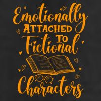 Emotionally Attached To Fictional Characters Book Lover Gift Golf Towel