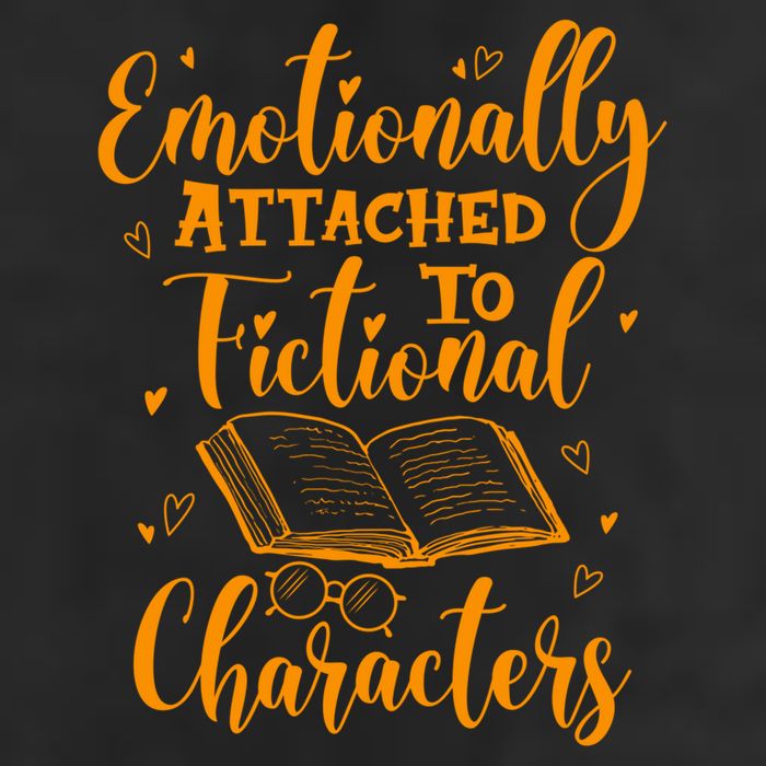 Emotionally Attached To Fictional Characters Book Lover Gift Golf Towel