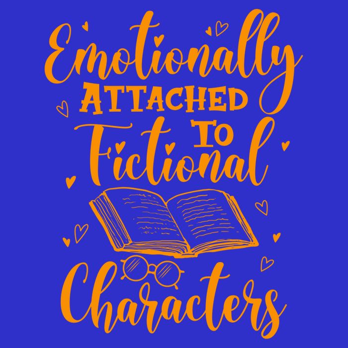 Emotionally Attached To Fictional Characters Book Lover Gift Bag