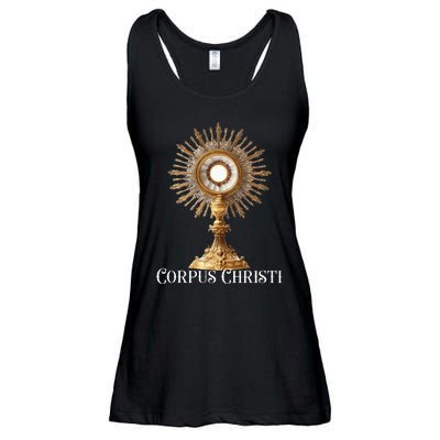 Eucharistic Adoration Traditional Latin Mass Catholic Ladies Essential Flowy Tank