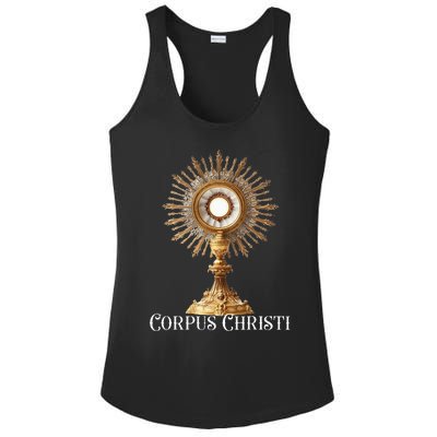 Eucharistic Adoration Traditional Latin Mass Catholic Ladies PosiCharge Competitor Racerback Tank