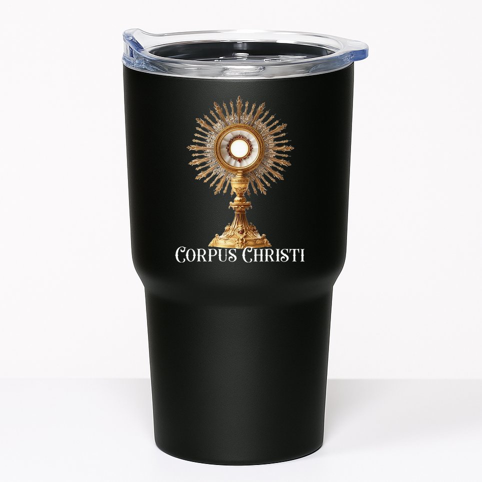 Eucharistic Adoration Traditional Latin Mass Catholic Tumbler