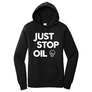 Environmental Activism Take a Stand Against Oil Women's Pullover Hoodie