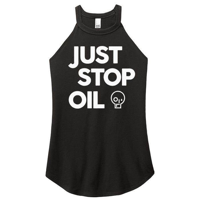 Environmental Activism Take a Stand Against Oil Women's Perfect Tri Rocker Tank