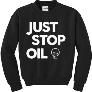 Environmental Activism Take a Stand Against Oil Kids Sweatshirt