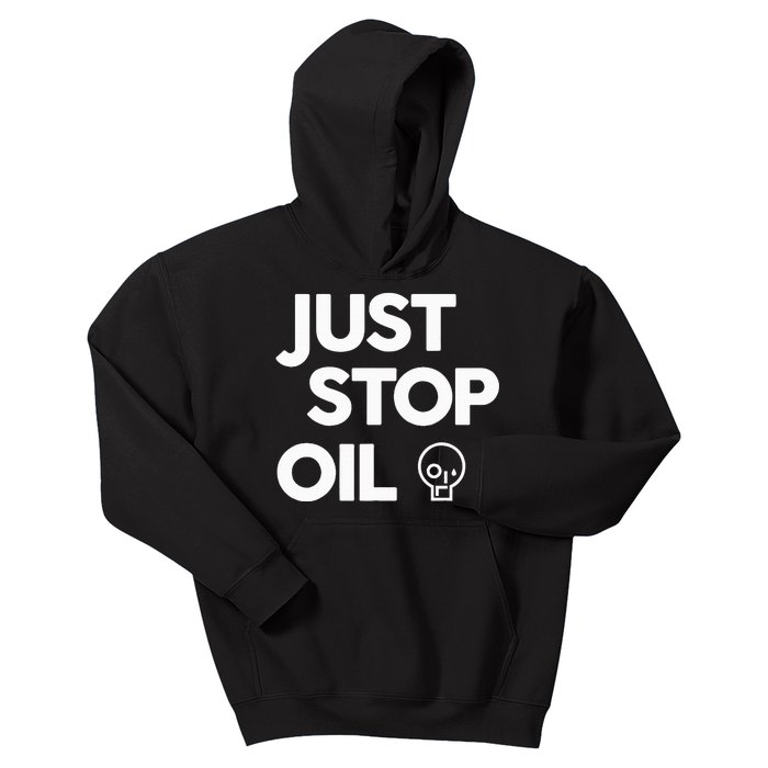 Environmental Activism Take a Stand Against Oil Kids Hoodie