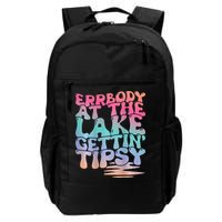 Errbody At The Lake Gettin Tipsy Lake Life Summer Trendy Backpack