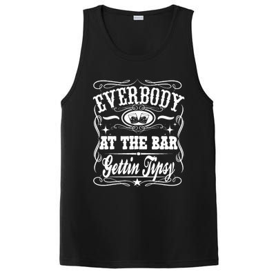 Everybody At The Bar Gettin Tipsy Whiskey PosiCharge Competitor Tank