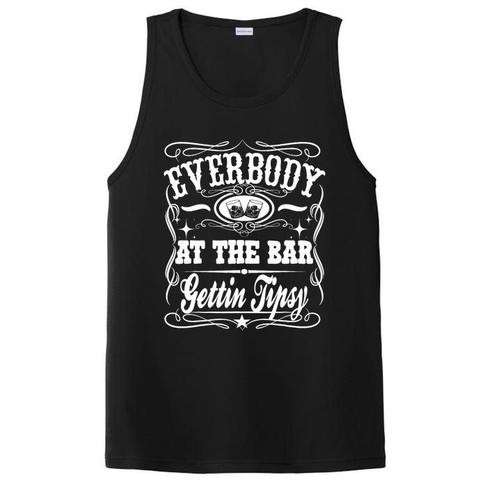 Everybody At The Bar Gettin Tipsy Whiskey PosiCharge Competitor Tank