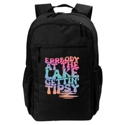 Errbody At The Lake Gettin Tipsy Summer Life Daily Commute Backpack