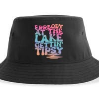 Errbody At The Lake Gettin Tipsy Summer Life Sustainable Bucket Hat