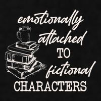 Emotionally Attached To Fictional Characters Funny Ladies PosiCharge Tri-Blend Wicking Tank