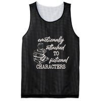 Emotionally Attached To Fictional Characters Funny Mesh Reversible Basketball Jersey Tank
