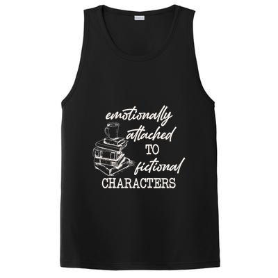 Emotionally Attached To Fictional Characters Funny PosiCharge Competitor Tank