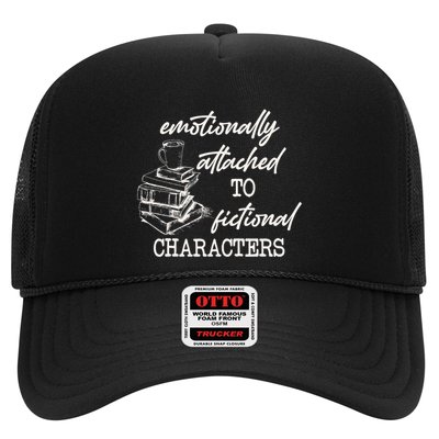 Emotionally Attached To Fictional Characters Funny Trucker Hat