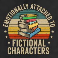Emotionally Attached To Fictional Characters Book Lover Nerd Knit Cap Winter Beanie