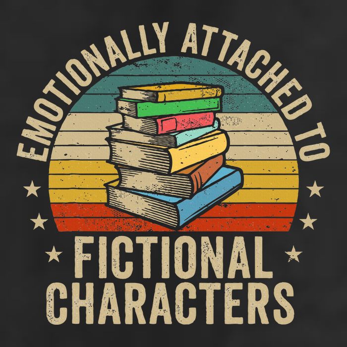 Emotionally Attached To Fictional Characters Book Lover Nerd Knit Cap Winter Beanie