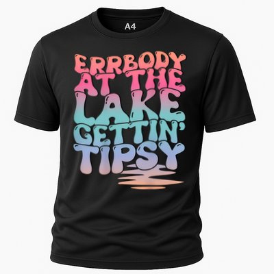 Errbody At The Lake Gettin Tipsy Lake Life Summer Trendy Performance Shirt