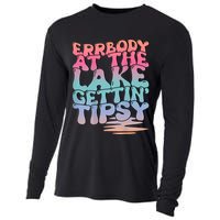 Errbody At The Lake Gettin Tipsy Lake Life Summer Trendy Cooling Performance Long Sleeve Crew
