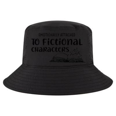 Emotionally Attached To Fictional Characters Book Lover Cool Comfort Performance Bucket Hat