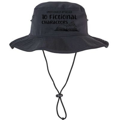 Emotionally Attached To Fictional Characters Book Lover Legacy Cool Fit Booney Bucket Hat