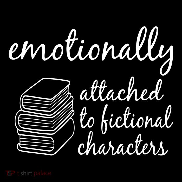 Emotionally Attached To Fictional Character Books Drawstring Bag