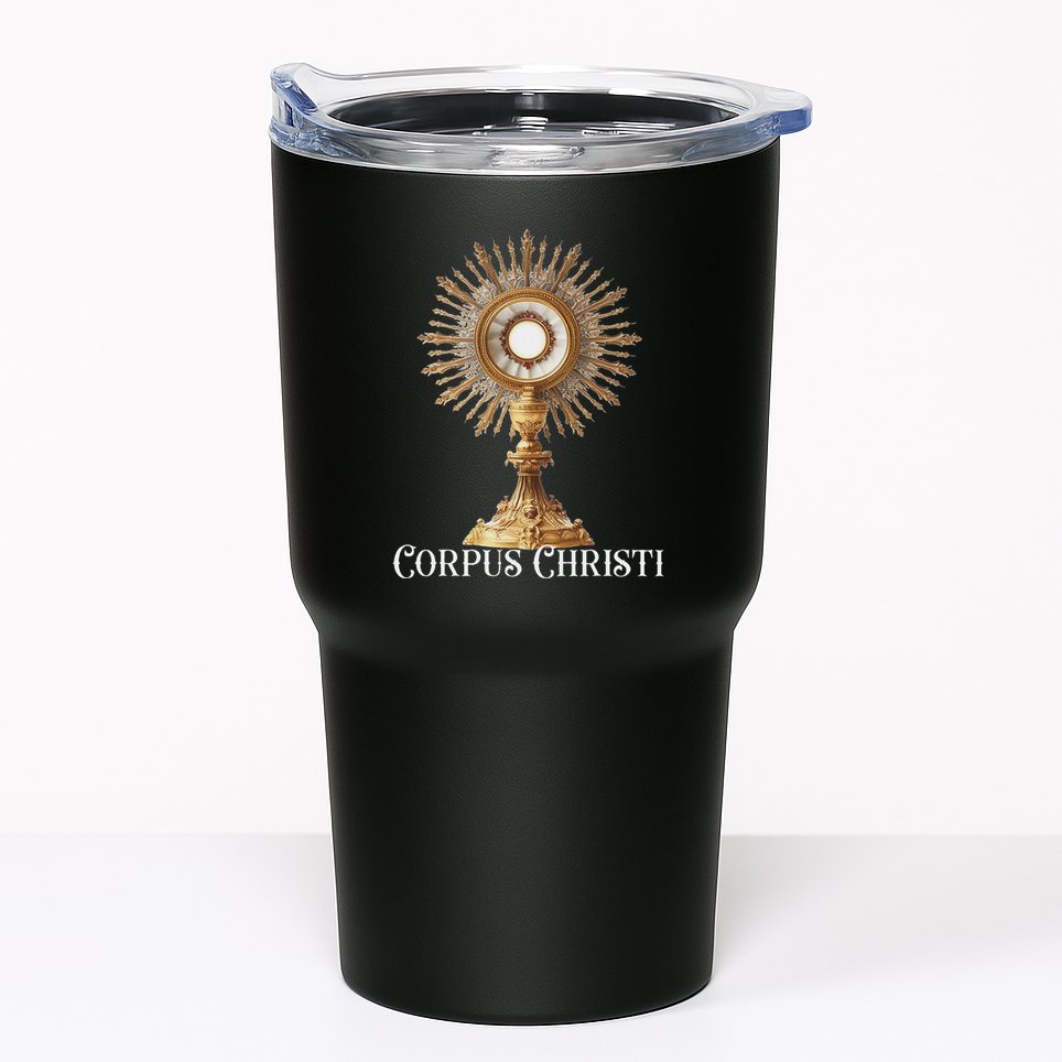 Eucharistic Adoration Traditional Latin Mass Catholic Tumbler