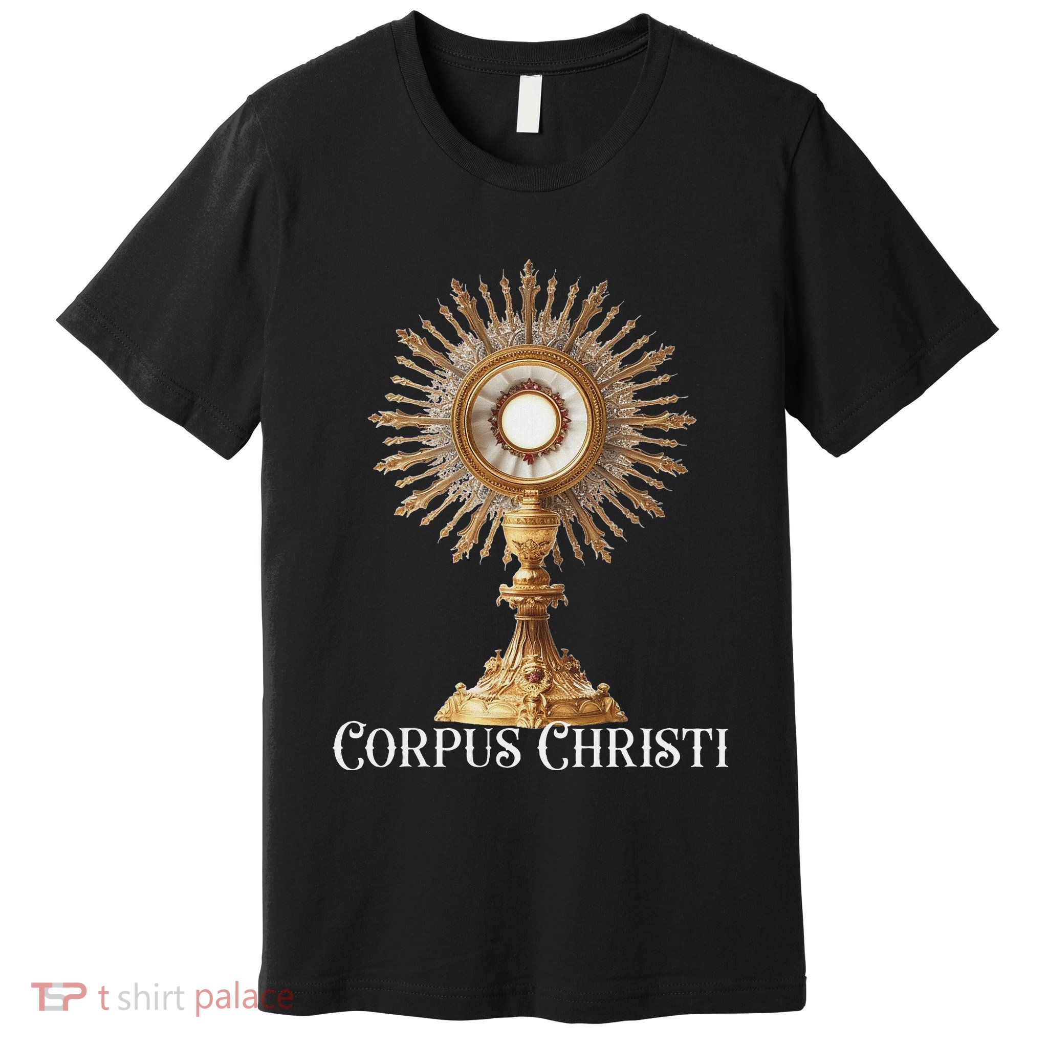 Eucharistic Adoration Traditional Latin Mass Catholic Premium T-Shirt