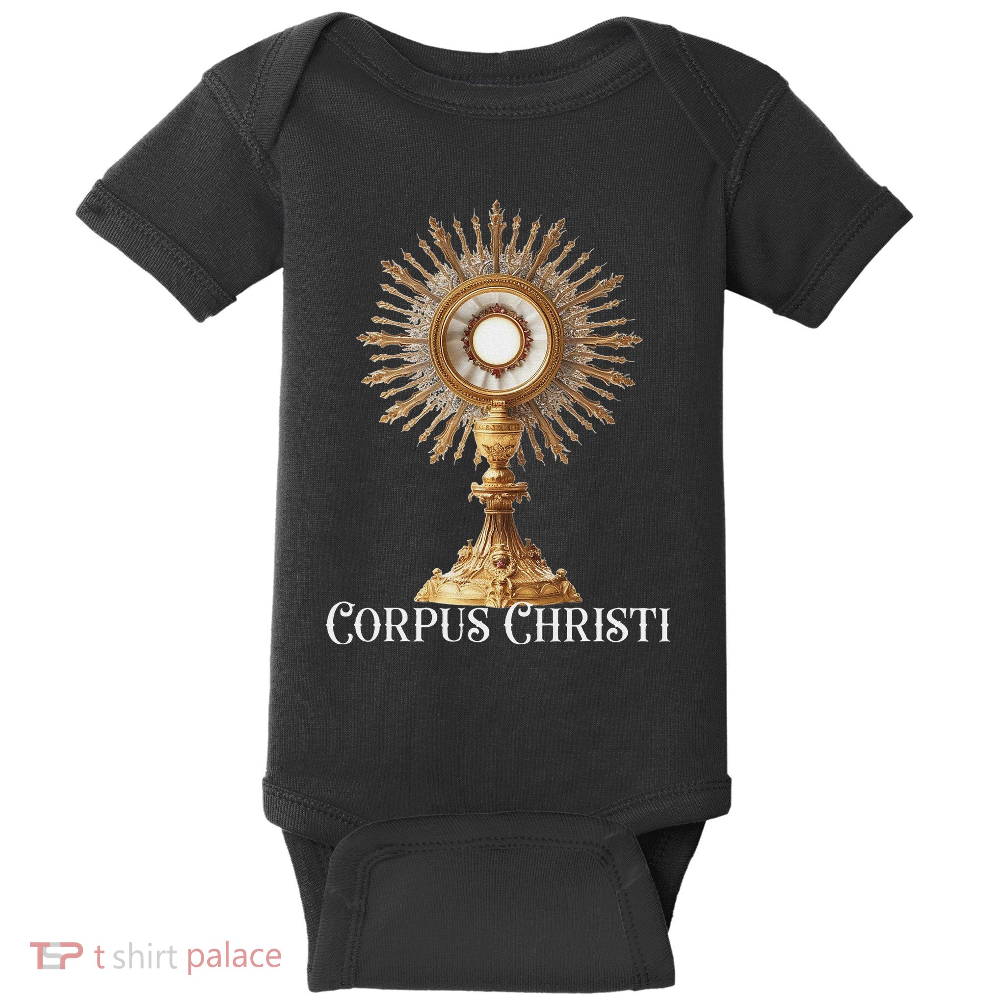 Eucharistic Adoration Traditional Latin Mass Catholic Baby Bodysuit