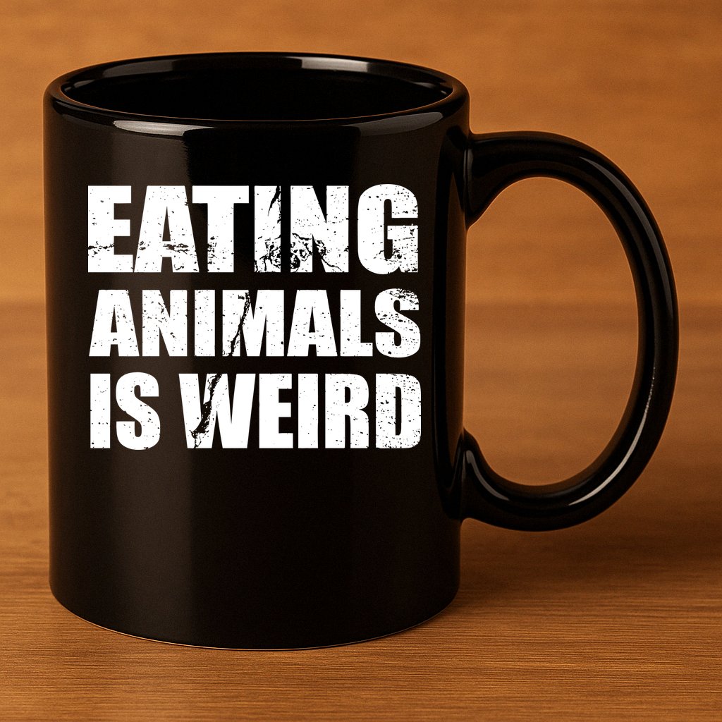 Eating Animals Is Weird 11oz C Handle Ceramic Mug
