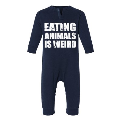 Eating Animals Is Weird Infant Fleece One Piece