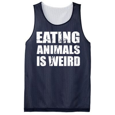 Eating Animals Is Weird Mesh Reversible Basketball Jersey Tank