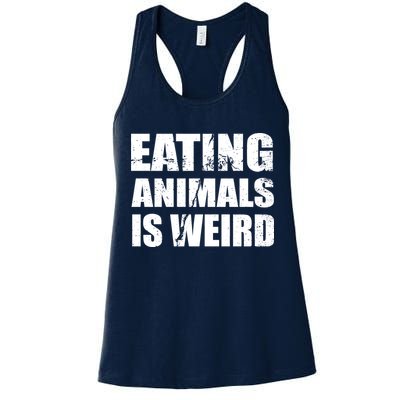 Eating Animals Is Weird Womens Tank Top
